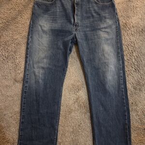 VINTAGE Levi's 505 Men's Jeans Black Bat Wing Tag 42x32